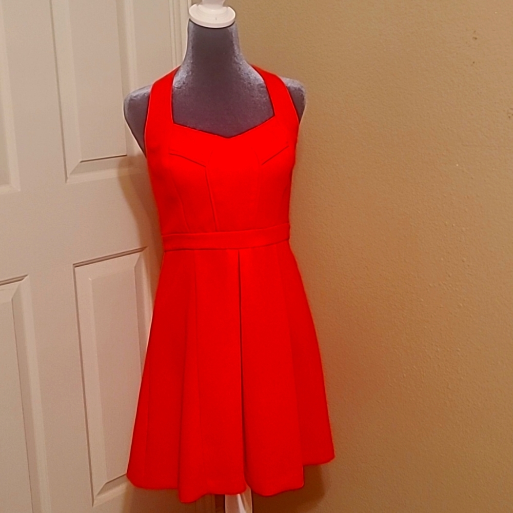 BCBGENERATION Red Halter Dress